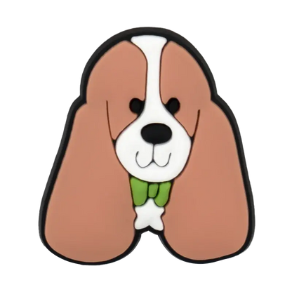 1/100pcs Dog Pin for Shoe Corgi Bulldog Dachshund Chenery Dog Shoe Charms for Kids Women Men Buckle Sandal Accessories Ornament - Cheeky Fantail Finds