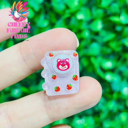 1-10Pcs Cartoon Toy Story Strawberry Donut Resin Shoe Charms Garden Shoes Button Decorations DIY Backpack Kid Gift Cheeky Fantail Finds