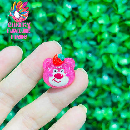 1-10Pcs Cartoon Toy Story Strawberry Donut Resin Shoe Charms Garden Shoes Button Decorations DIY Backpack Kid Gift Cheeky Fantail Finds