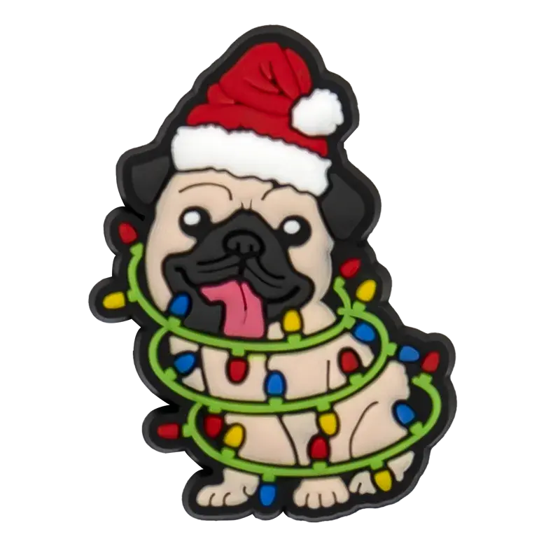 1/10pcs Christmas Animal Pins for Kids Men Women Shoe Charms Xmas Hat Deer Cat Dog Party Accessories Shoe Decorations Buckle - Cheeky Fantail Finds