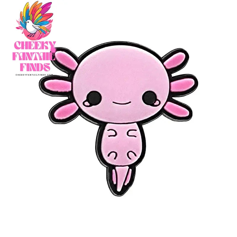 1/10pcs PVC Funny Salamander Shoe Charms Cartoon Pink Animal Shoe Decorations Pins for Women Girl Kids Sandal Accessories Gifts - Cheeky Fantail Finds