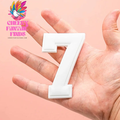 1-10pcs PVC Number DIY Bag Charms Decorative for with Hole Tote Bag Accessories Decorations Pins Buckles for Girl Women Hand Bag - Cheeky Fantail Finds