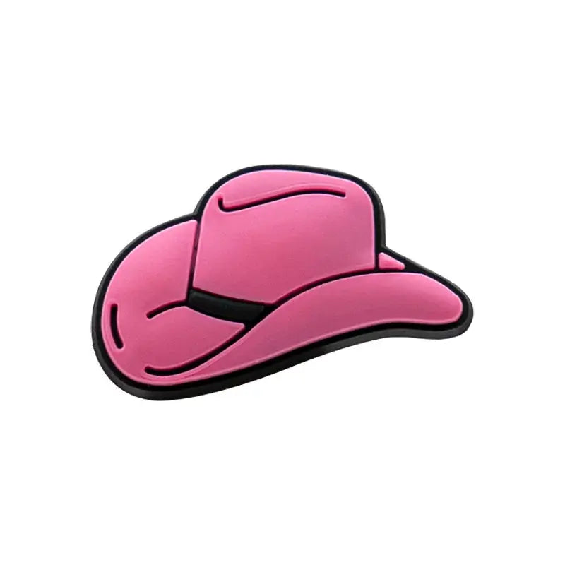 1/11/12 PVC Western Cowboy Shoe Charms Cowgirl Hat Shoe Decorations Pins for Men Women Star Heart Sandal Accessories Ornament - Cheeky Fantail Finds