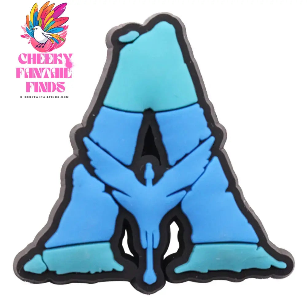 1-12Pcs Blue Avatar The Way of Water Shoe Buckle Charms Man Movie Cheeky Fantail Finds