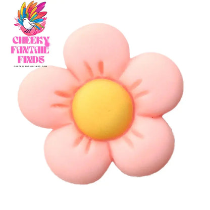 1-14Pcs Petal Colorful Flower Shoe Charms Designer DIY Shoes Decaration For Garden Clogs Accessories Kids Women Girls Gifts - Cheeky Fantail Finds