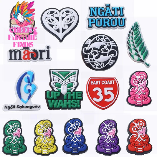 1-15pcs New Zealand style monkey shoe decoration shoe charms/shoe accessories for clogs kids school gift fit wristband Cheeky Fantail Finds