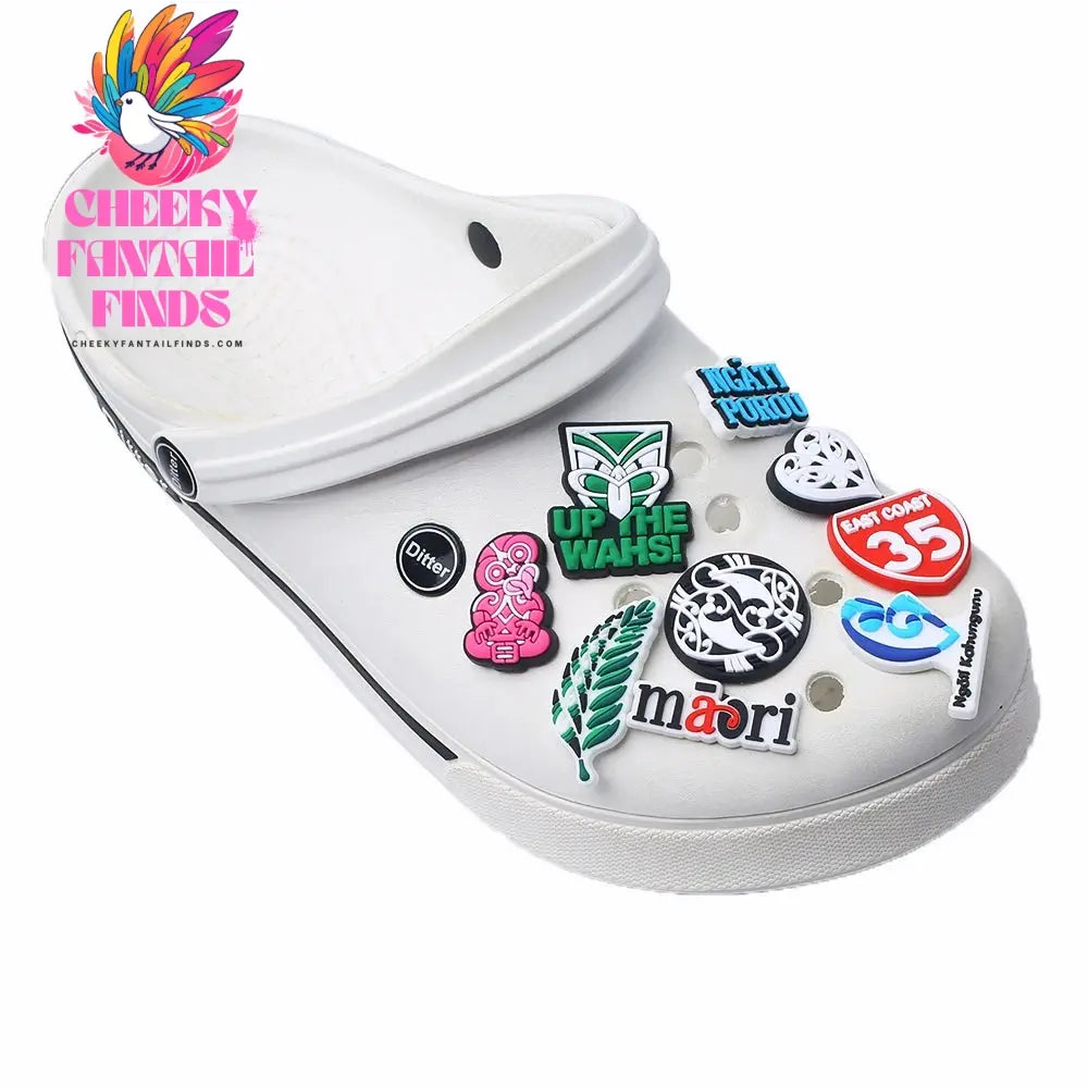 1-15pcs New Zealand style monkey shoe decoration shoe charms/shoe accessories for clogs kids school gift fit wristband Cheeky Fantail Finds
