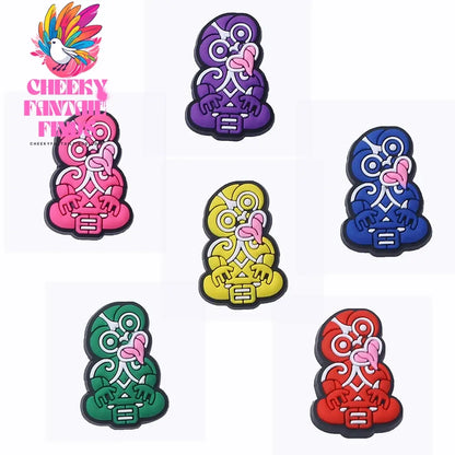 1-15pcs New Zealand style monkey shoe decoration shoe charms/shoe accessories for clogs kids school gift fit wristband Cheeky Fantail Finds