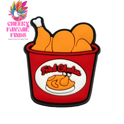 1/16PCS Shoe Charms Cute Delicious Food Fried Chicken Sushi Desserts Shoe Buckle Pins for Clogs Sandals Women Men Shoe Decor Cheeky Fantail Finds