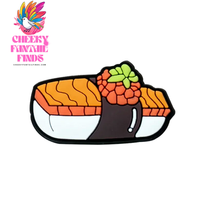 1/16PCS Shoe Charms Cute Delicious Food Fried Chicken Sushi Desserts Shoe Buckle Pins for Clogs Sandals Women Men Shoe Decor Cheeky Fantail Finds
