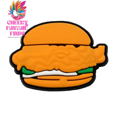 1/16pcs Food PVC Shoe Charms Fried Chicken Hamburg Shoe Clips Decorations Pizza Ice Cream Garden Sandals Accessories for Kids Cheeky Fantail Finds