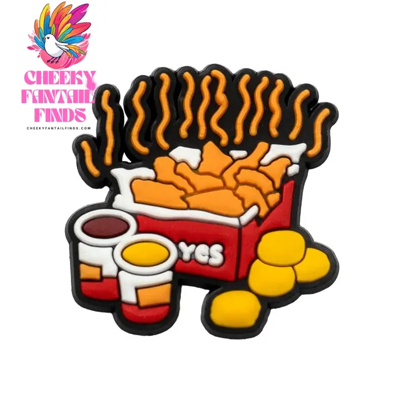 1/16pcs Food PVC Shoe Charms Fried Chicken Hamburg Shoe Clips Decorations Pizza Ice Cream Garden Sandals Accessories for Kids Cheeky Fantail Finds
