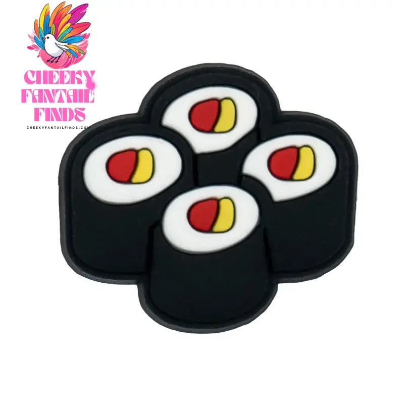 1/16pcs Food Shoe Charms Sushi Rice Ball Squid Coffee Shoe Clips Accessories Decorations Pins Clog Jeans for Kids Women Gift Cheeky Fantail Finds