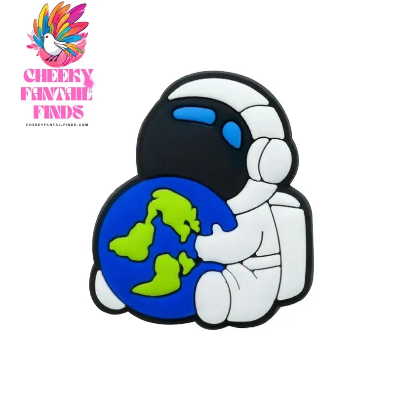 1/16pcs PVC Spaceship Shoe Charms Cartoon Astronaut Cool UFO ET Shoe Accessories Decorations Pins for Men Boy Kids Sandal Gifts - Cheeky Fantail Finds