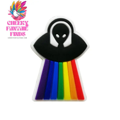 1/16pcs PVC Spaceship Shoe Charms Cartoon Astronaut Cool UFO ET Shoe Accessories Decorations Pins for Men Boy Kids Sandal Gifts - Cheeky Fantail Finds