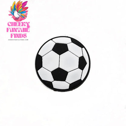 1-18pc Cartoon Football Shoe Charms Design Shoe Decoration Fits For PVC Shoe Accessories Kids Boys Party Gifts - Cheeky Fantail Finds