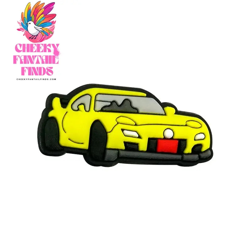 1-20pcs Car Shoe Charms Cool Vehicle Shoe Accessories Cartoon Decorations Pins for Men Boys Kids DIY Clog Buckle Garden Sandal Cheeky Fantail Finds