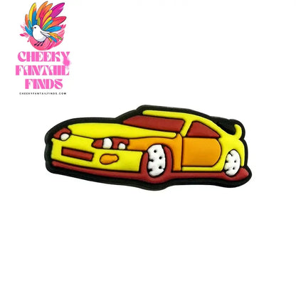 1-20pcs Car Shoe Charms Cool Vehicle Shoe Accessories Cartoon Decorations Pins for Men Boys Kids DIY Clog Buckle Garden Sandal Cheeky Fantail Finds