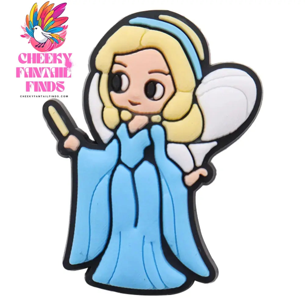 1-22Pcs Snow White Tinker Bell Shoe Charms Princess Button Decorations DIY Girls Favorite Birthday Gifts Cheeky Fantail Finds