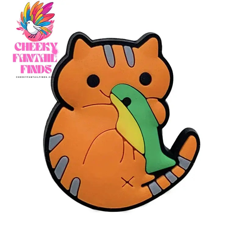 1-22pcs Cute Kawaii Cats Cartoon PVC Sh Accessories Clogs Sandals Shoe Buckle Decoration Pins Kids Friends Gifts - Cheeky Fantail Finds