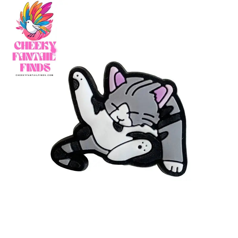 1-22pcs Cute Kawaii Cats Cartoon PVC Sh Accessories Clogs Sandals Shoe Buckle Decoration Pins Kids Friends Gifts - Cheeky Fantail Finds