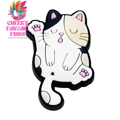 1-22pcs Cute Kawaii Cats Cartoon PVC Sh Accessories Clogs Sandals Shoe Buckle Decoration Pins Kids Friends Gifts - Cheeky Fantail Finds