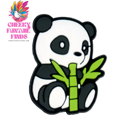 1/25PCS Cute Panda Shoes Charms for Women Funny Cat Dog Duck Penguin Shoes Decoration Frog Bee Bat Garden Sandals Pin Clog Cheeky Fantail Finds