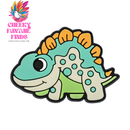 1/25pcs Dinosaur Shoe Charms Pterosaur Stegosaurus  Triceratops Shoe Decorations Pins for Kid Boy Shoe Accessories Ornament Gift - Cheeky Fantail Finds