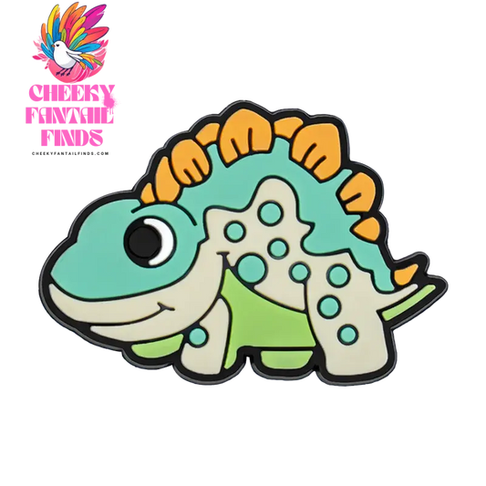 1/25pcs Dinosaur Shoe Charms Pterosaur Stegosaurus  Triceratops Shoe Decorations Pins for Kid Boy Shoe Accessories Ornament Gift - Cheeky Fantail Finds
