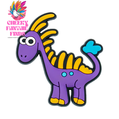 1/25pcs Dinosaur Shoe Charms Pterosaur Stegosaurus  Triceratops Shoe Decorations Pins for Kid Boy Shoe Accessories Ornament Gift - Cheeky Fantail Finds