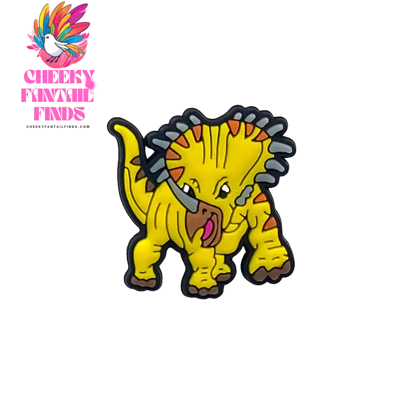 1/25pcs Dinosaur Shoe Charms Pterosaur Stegosaurus  Triceratops Shoe Decorations Pins for Kid Boy Shoe Accessories Ornament Gift - Cheeky Fantail Finds