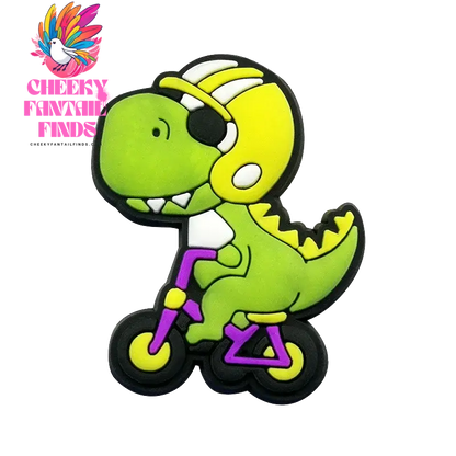1/25pcs Dinosaur Shoe Charms Pterosaur Stegosaurus  Triceratops Shoe Decorations Pins for Kid Boy Shoe Accessories Ornament Gift - Cheeky Fantail Finds