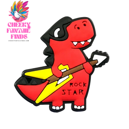 1/25pcs Dinosaur Shoe Charms Pterosaur Stegosaurus  Triceratops Shoe Decorations Pins for Kid Boy Shoe Accessories Ornament Gift - Cheeky Fantail Finds