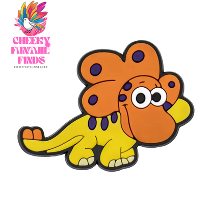 1/25pcs Dinosaur Shoe Charms Pterosaur Stegosaurus  Triceratops Shoe Decorations Pins for Kid Boy Shoe Accessories Ornament Gift - Cheeky Fantail Finds