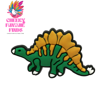 1/25pcs Dinosaur Shoe Charms Pterosaur Stegosaurus  Triceratops Shoe Decorations Pins for Kid Boy Shoe Accessories Ornament Gift - Cheeky Fantail Finds
