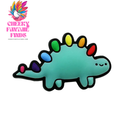 1/25pcs Dinosaur Shoe Charms Pterosaur Stegosaurus  Triceratops Shoe Decorations Pins for Kid Boy Shoe Accessories Ornament Gift - Cheeky Fantail Finds