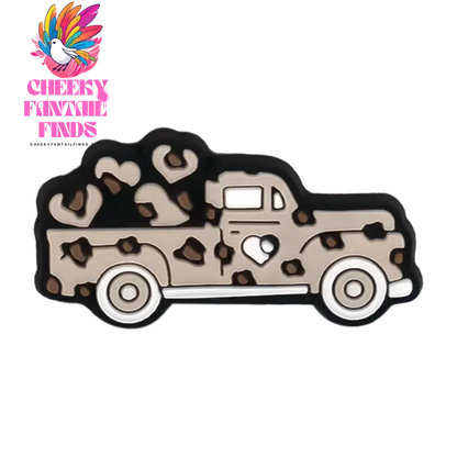 1/25pcs Leopard Print Shoe Charms Lipstick Cherry Butterfly Shoe Decorations Pins for Hot Girl Women Sandals Accessories Buckles - Cheeky Fantail Finds