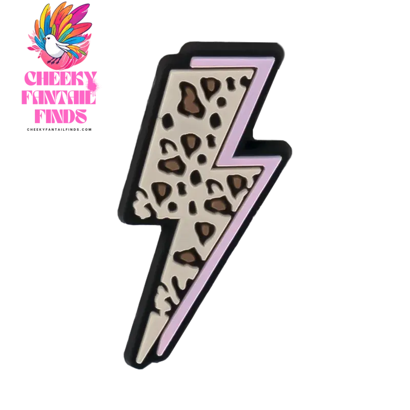 1/25pcs Leopard Print Shoe Charms Lipstick Cherry Butterfly Shoe Decorations Pins for Hot Girl Women Sandals Accessories Buckles - Cheeky Fantail Finds