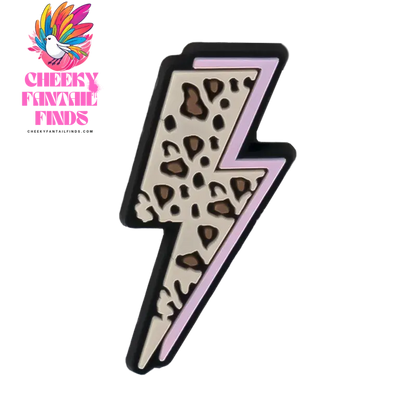 1/25pcs Leopard Print Shoe Charms Lipstick Cherry Butterfly Shoe Decorations Pins for Hot Girl Women Sandals Accessories Buckles - Cheeky Fantail Finds