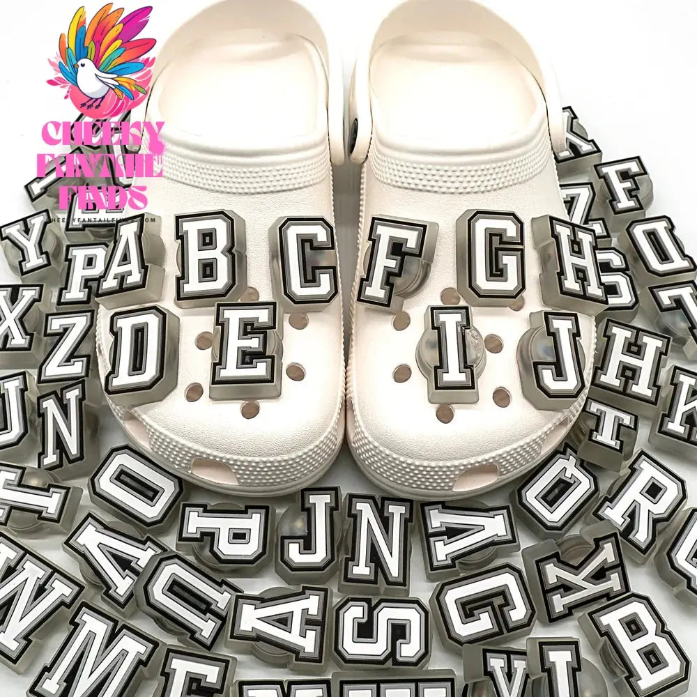 1/26pcs Letter LED Pins for Kids Lighted Shoe Charms Glowing Accessories Shoe Decorations Gifts Sandals Clog Buckles Ornament Cheeky Fantail Finds