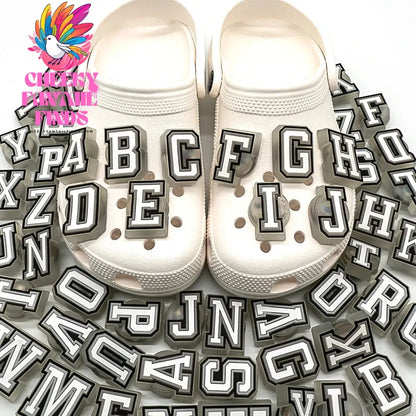 1/26pcs Letter LED Pins for Kids Lighted Shoe Charms Glowing Accessories Shoe Decorations Gifts Sandals Clog Buckles Ornament Cheeky Fantail Finds