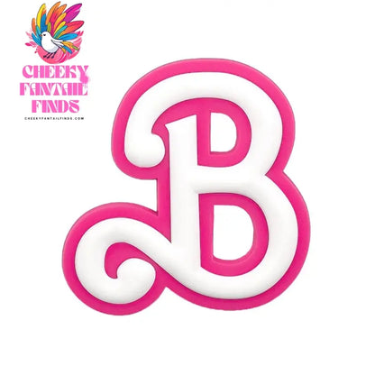 1/26pcs PVC Pink Letter Bag Charms Decorative for DIY Bag Accessories Decorations Buckles for Girl Women Beach Hand Bag Charms - Cheeky Fantail Finds