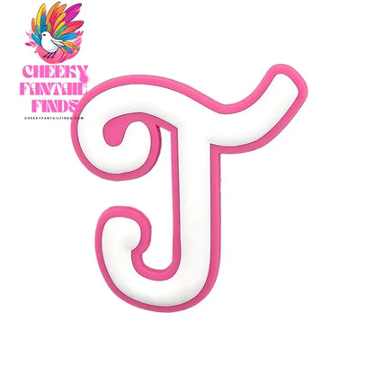 1/26pcs PVC Pink Letter Bag Charms Decorative for DIY Bag Accessories Decorations Buckles for Girl Women Beach Hand Bag Charms - Cheeky Fantail Finds