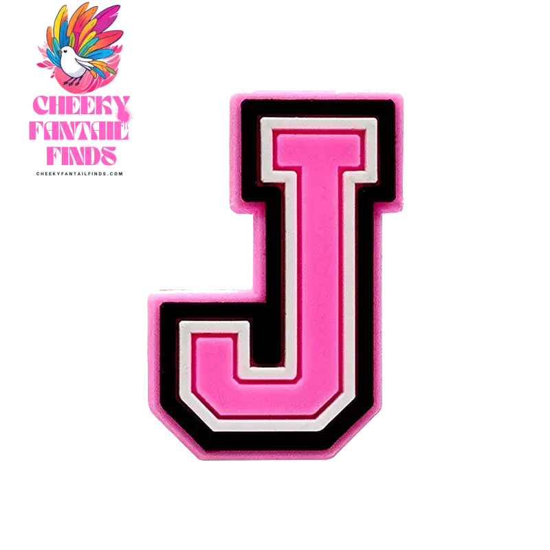 1/26pcs PVC Pink Letters Shoe Charms Alphabet for DIY Shoe Decorations Pins for Women Girl Sandal Accessories Ornaments Buckles - Cheeky Fantail Finds