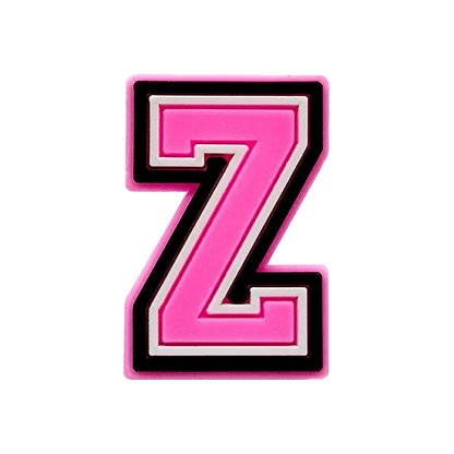 1/26pcs PVC Pink Letters Shoe Charms Alphabet for DIY Shoe Decorations Pins for Women Girl Sandal Accessories Ornaments Buckles - Cheeky Fantail Finds