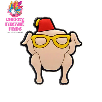 1/28 pcs Old Friends PVC Shoe Charms Goose Turkey Lobster Shoe Clips Decorations Door Sofa Mirror Pins Clog Jeans Pins for Kids Cheeky Fantail Finds
