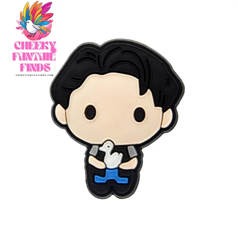 1/28 pcs Old Friends PVC Shoe Charms Goose Turkey Lobster Shoe Clips Decorations Door Sofa Mirror Pins Clog Jeans Pins for Kids Cheeky Fantail Finds