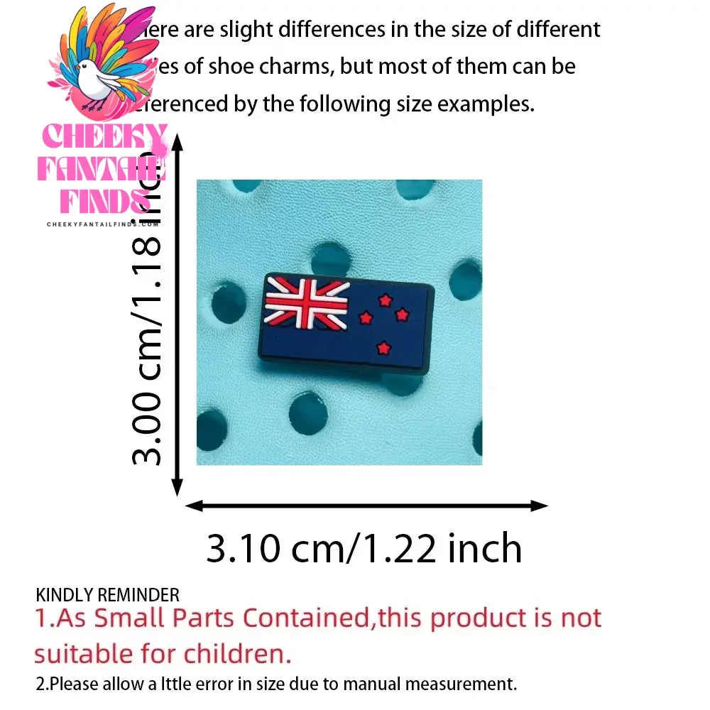 1-30PCS PVC Shoe Charms Flag Feather Drink Beef Buckle Clog Fit Wristbands Garden Sandals Shoes Ornaments Accessories Kid Gift Cheeky Fantail Finds