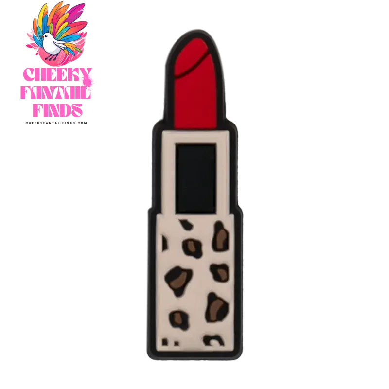 1/30pcs Beauty Care Shoe Charms Lipstick Leopard Print Girlboss Queen Shoe Decorations Pins for Women Girl Pink Pins Accessories - Cheeky Fantail Finds