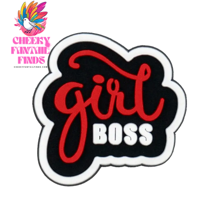 1/30pcs Beauty Care Shoe Charms Lipstick Leopard Print Girlboss Queen Shoe Decorations Pins for Women Girl Pink Pins Accessories - Cheeky Fantail Finds